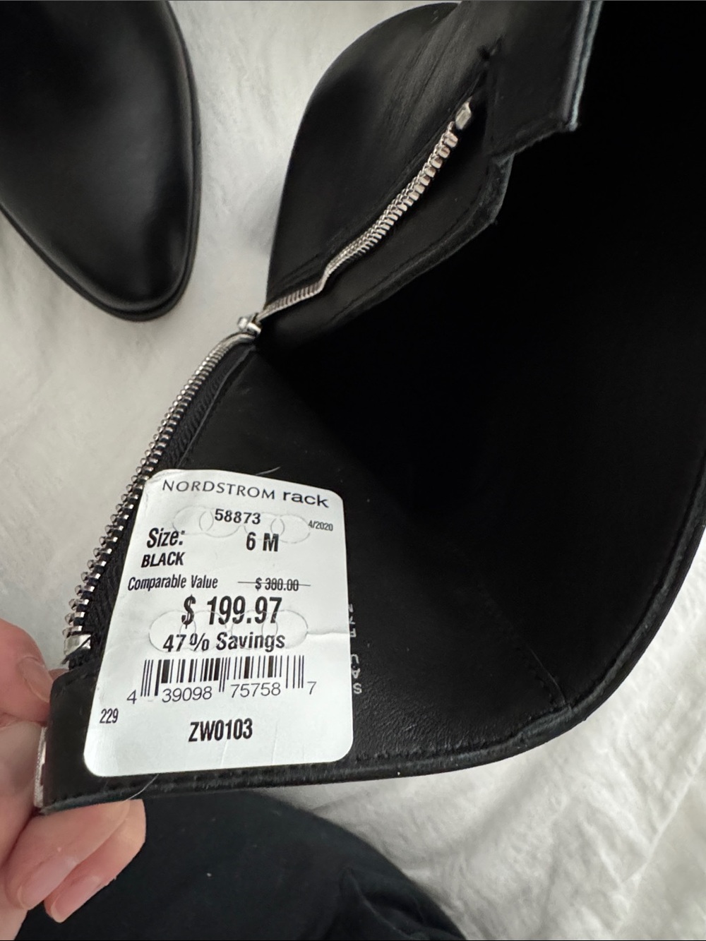 Allsaints Ana crust calf Black Leather Boots - Picture 9 of 12